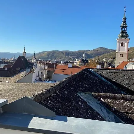 Terrassen Appartement Ueber Den Daechern Von Krems Buitenkant foto